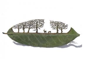 Уметност од листови од дрвја