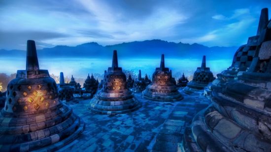 Храмот Боробудур, Индонезија, индонезија, азија, azija