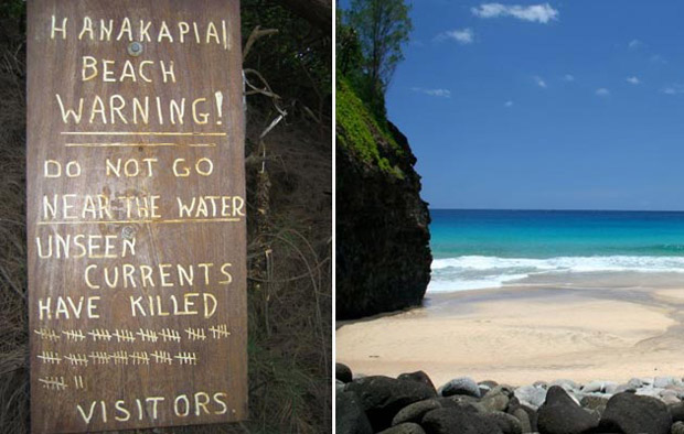 plazi, opasni plazi, плажи, опасни плажи, Хаваи, Havai, Hanakapiai