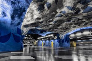 Подземна уметност во Стокхолм
